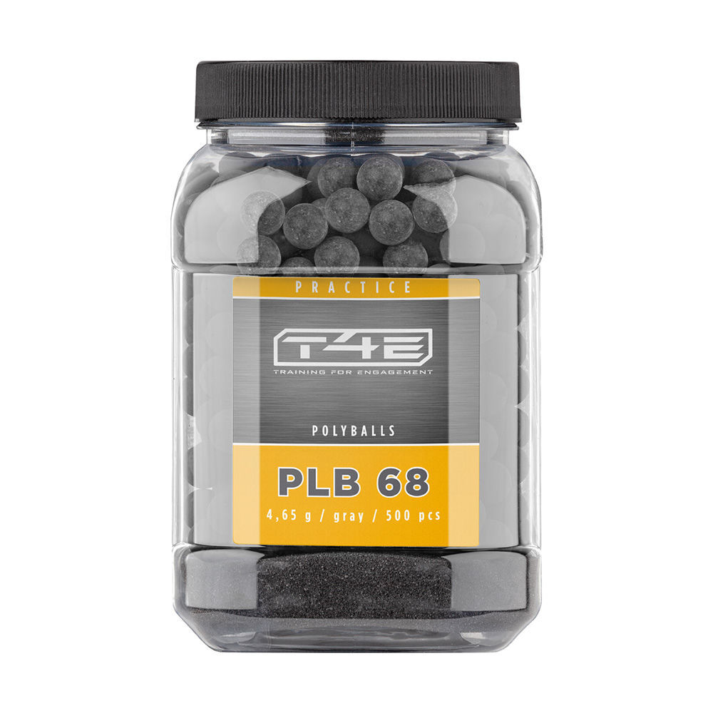Umarex T4E Practise PLB Polyballs .68 Grau - 500 Kunststoffblle