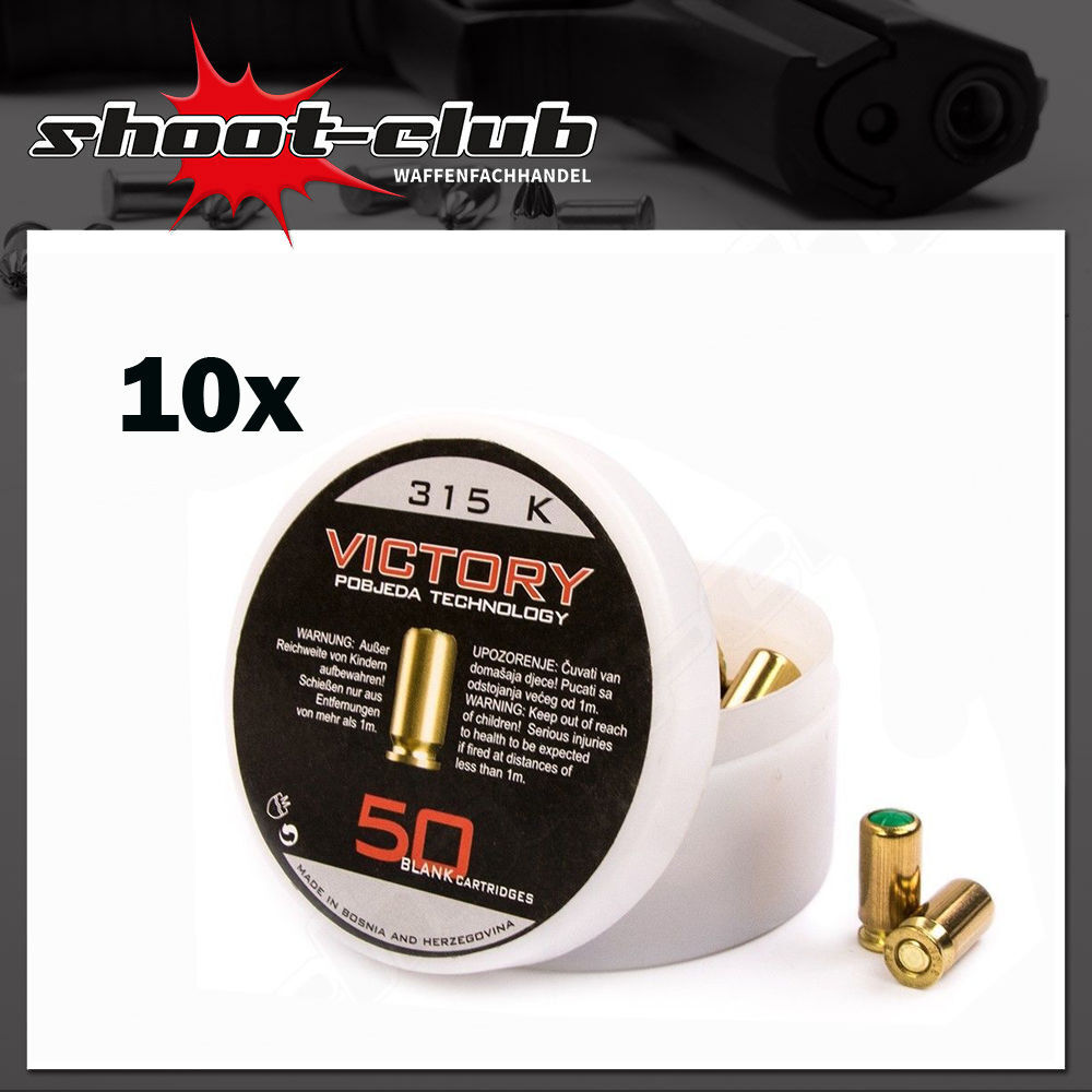 Victory Schreckschuss Platzpatronen .315, 8mm - 500 Schuss