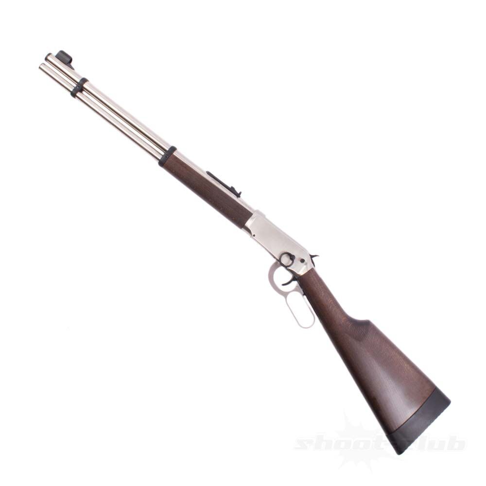 Walther Lever Action CO2 Gewehr 4,5 Diabolos - Steel Finish