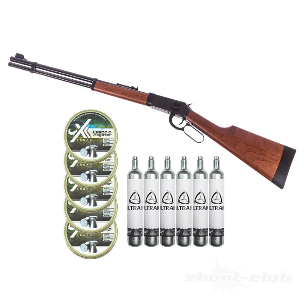 Walther Lever Action CO2-Gewehr Kaliber 4,5mm Diabolos - Set