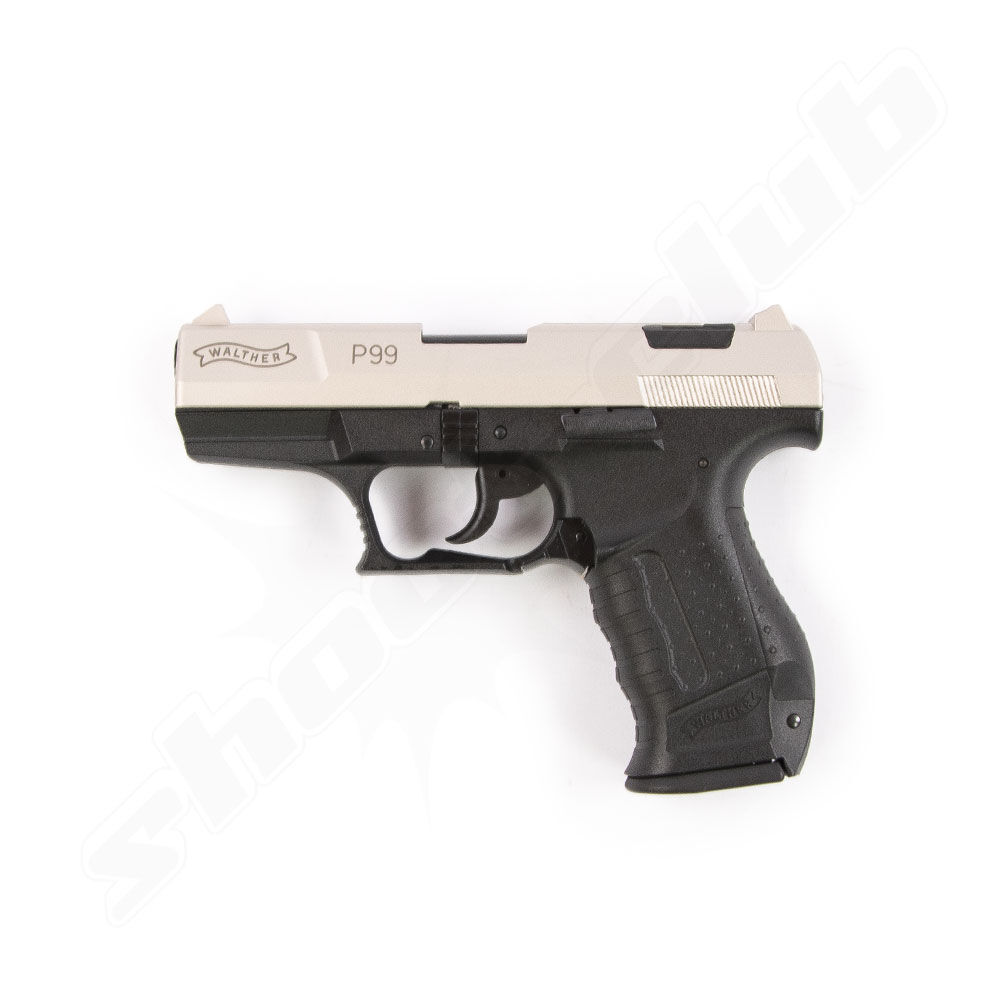 Walther P99 Schreckschusspistole vernickelt - Kal. 9mm