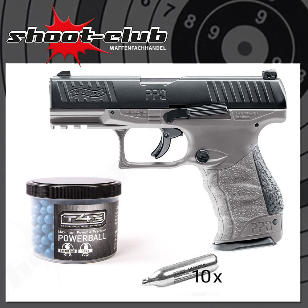 Walther PPQ M2 T4E .43 Tungsten Gray inkl. T4E Powerballs