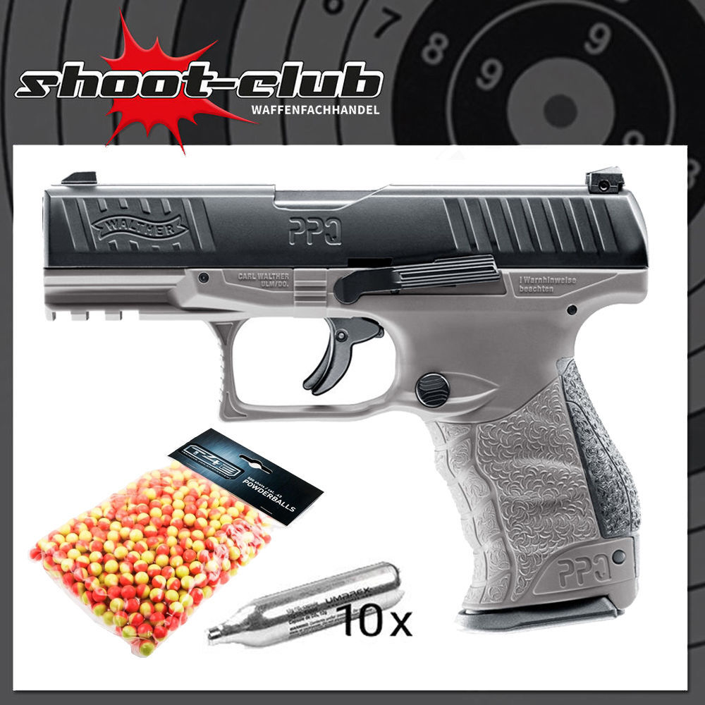 Walther PPQ M2 T4E Tungsten Gray .43 inkl. Battle Dust Powderballs