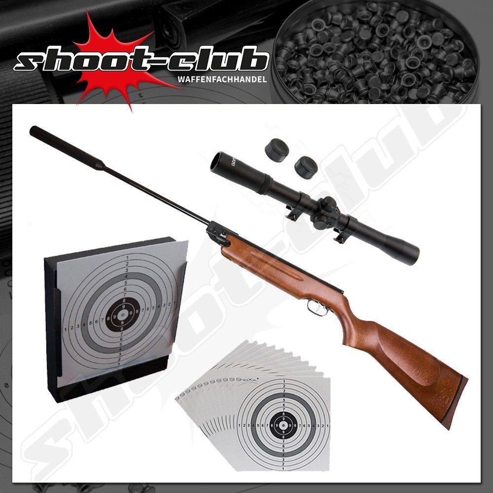 Weihrauch HW 35K 4,5mm Schalldmpfer Luftgewehr-Set