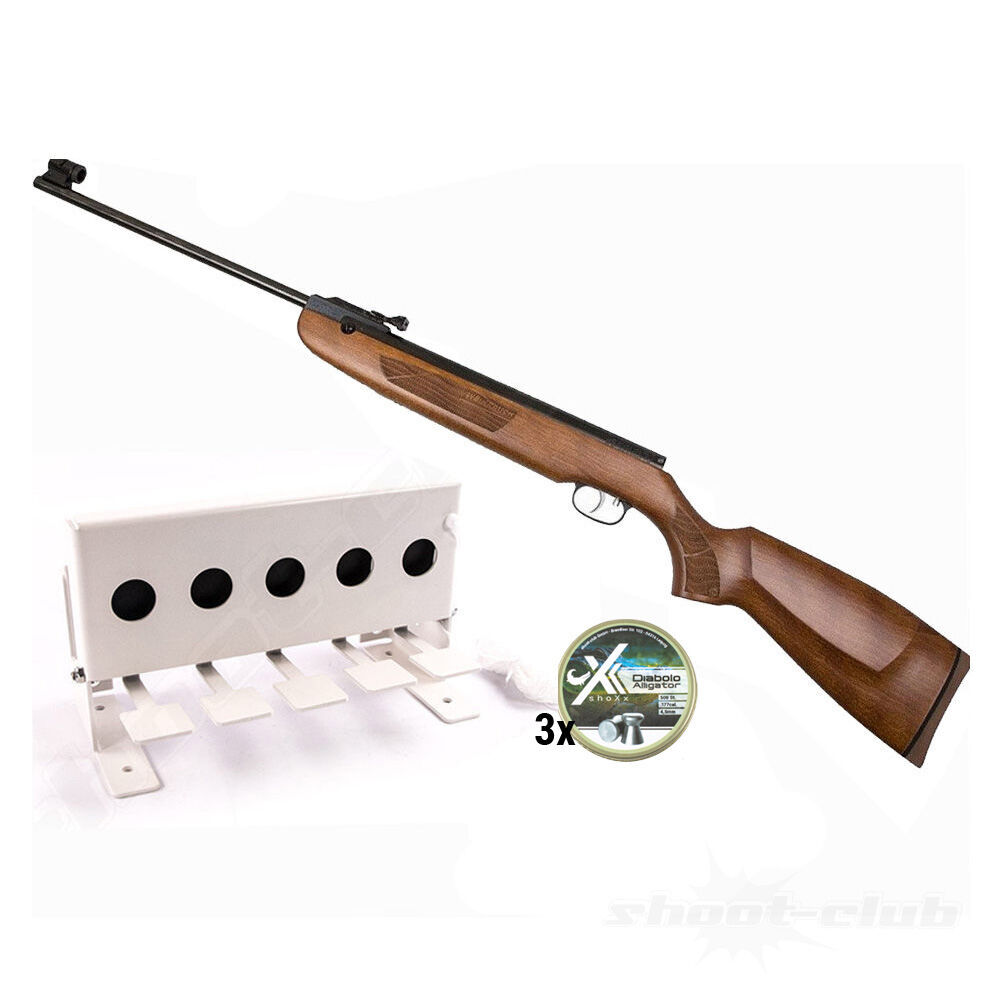 Weihrauch HW 50 S Luftgewehr Set Biathlon + Diabolos