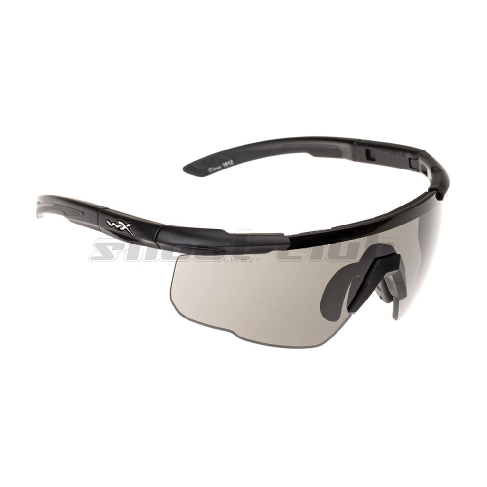 Wiley X Schießbrille Saber Advanced mit 3 Gläsern - Grey, Clear, Light Rust