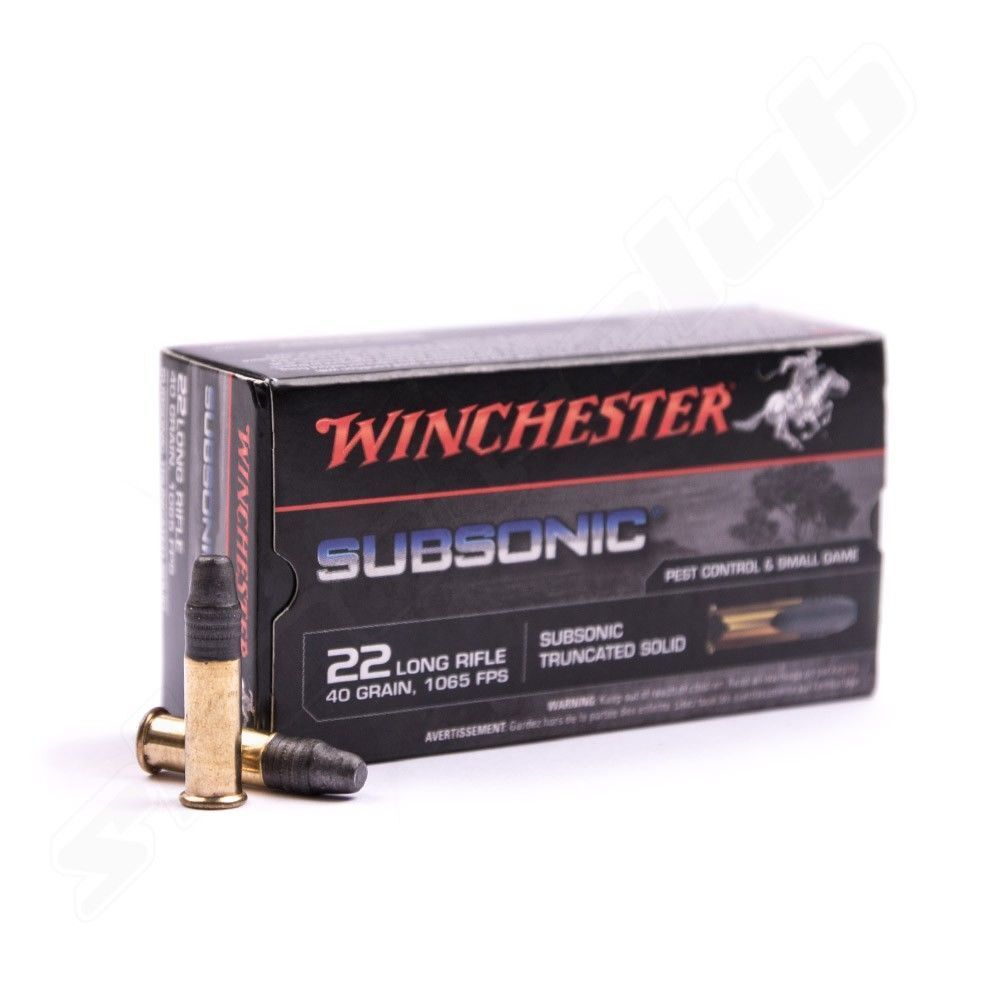 Wie Viel Schuss Hat Eine Winchester Winchester .22LR Subsonic 40Grs - 50 Schuss