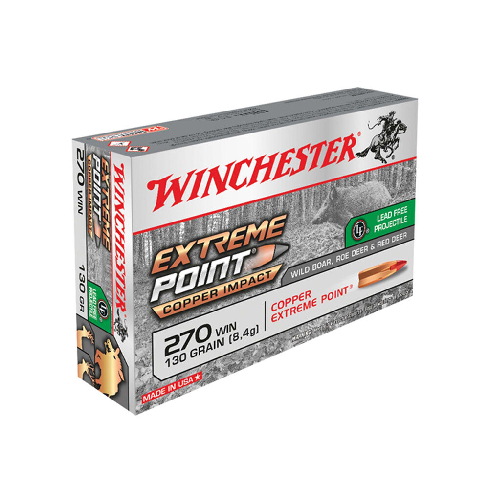 Winchester  Extreme Point Bchsenpatronen 130 grs .270 Win bleifrei