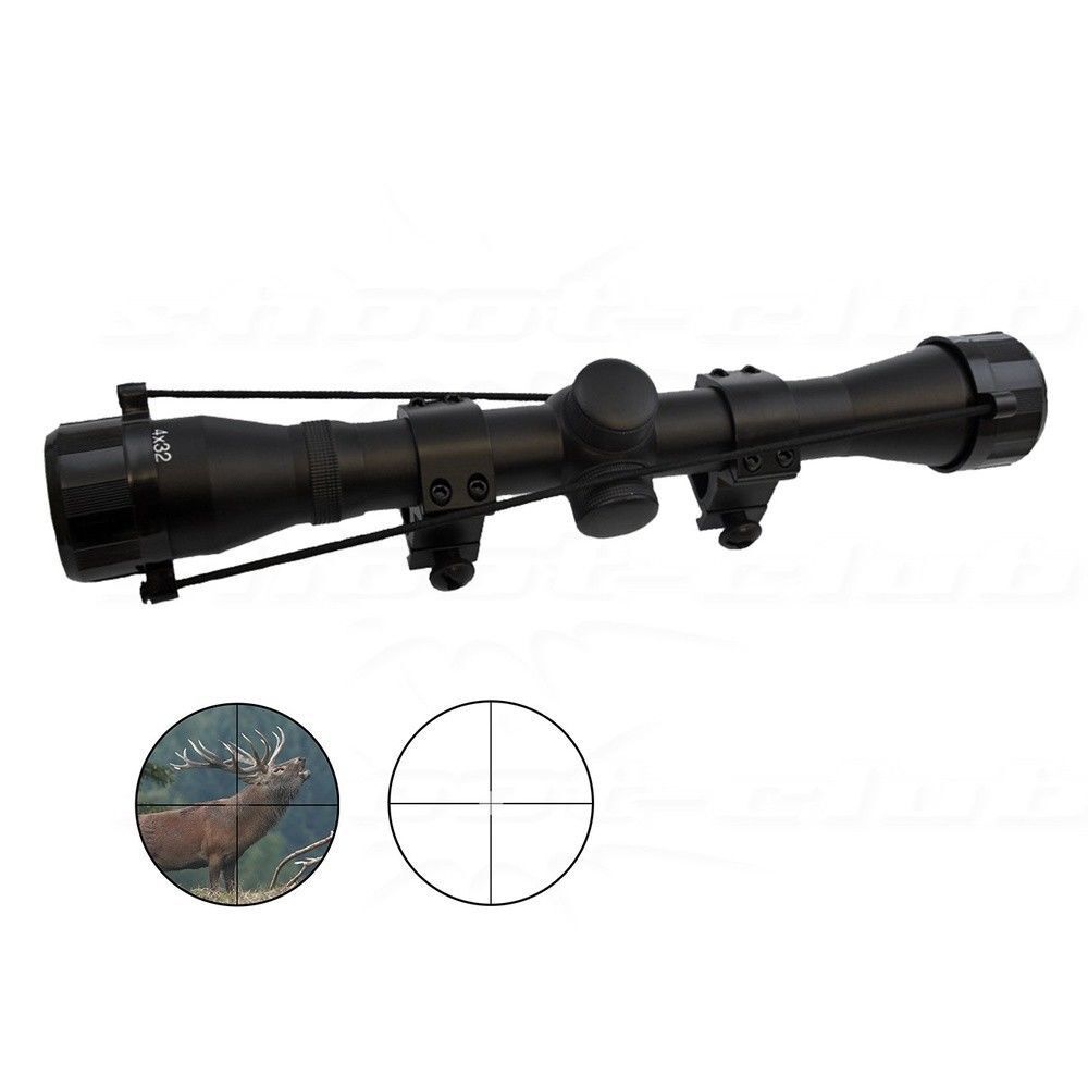 Zielfernrohr Rifle Scope, Zoom 4x32 inkl. 22 mm Montage