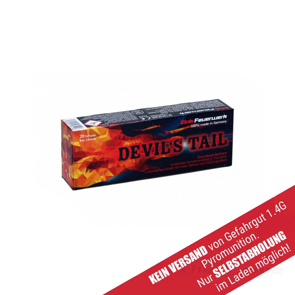 Zink Devils Tail Pyromunition .15mm 20er Packung