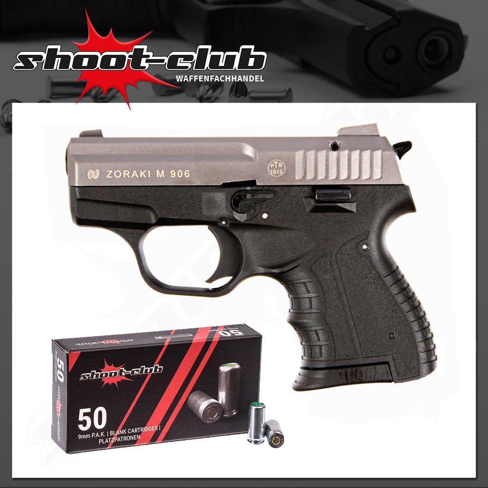 Zoraki 906 Schreckschusspistole 9 mm P.A.K. bicolor inkl. 50 Platzpatronen