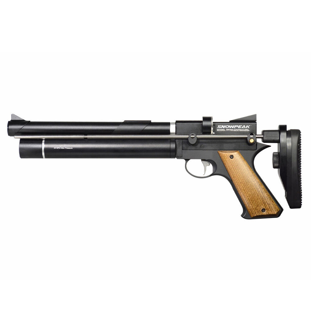 airmax PP750 Pressluftpistole .4,5mm Diabolo mit Holzgriffschalen