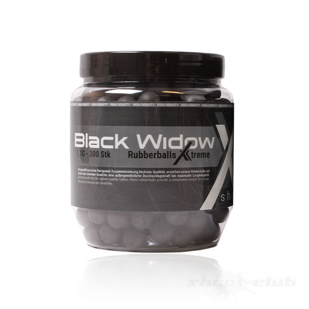 shoXx Black Widow Rubberballs Xtreme cal. 43 - Packungsinhalt 300 Stück