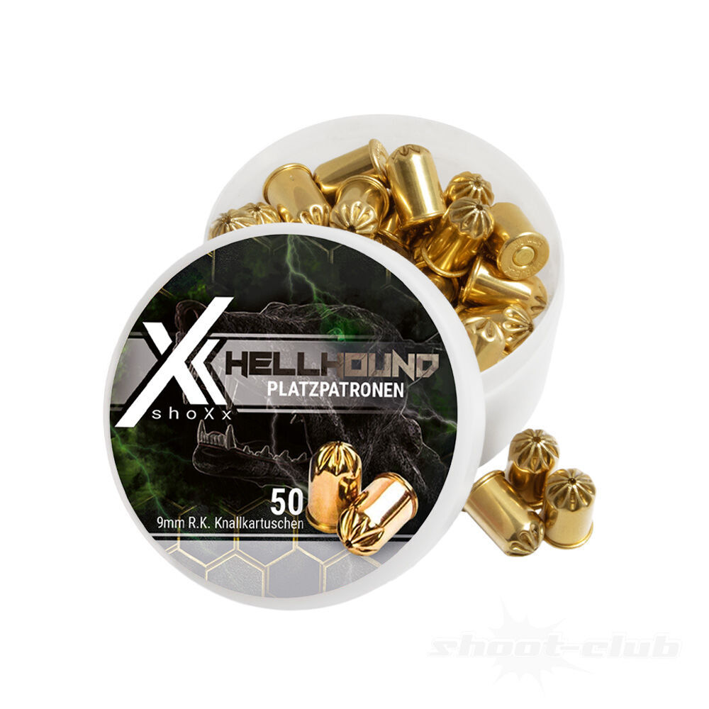 shoXx Hellhound Platzpatronen Kaliber .9mm R.K. 50 Schuss