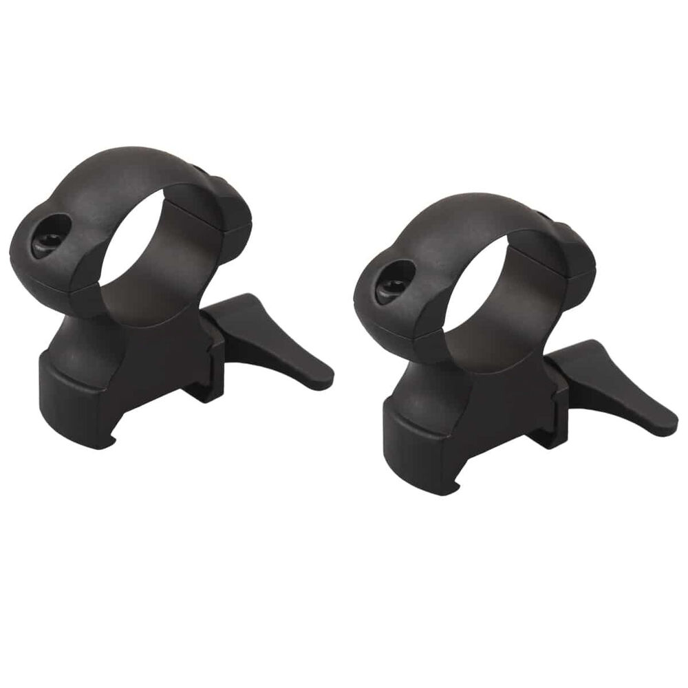 shoXx PSM Montageringe  25,4mm High fr 21mm Weaver-/Picatinny-Schiene Stahl Schwarz
