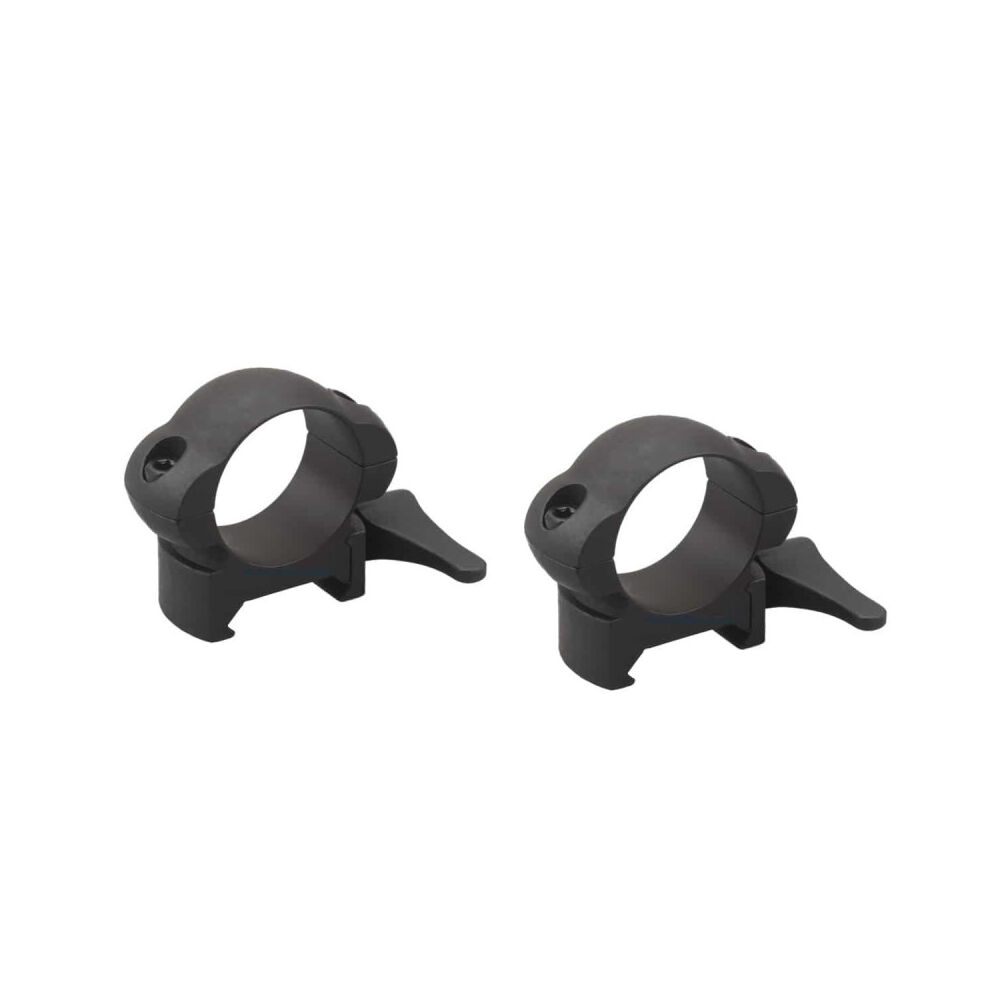 shoXx PSM Montageringe  25,4mm Low fr 21mm Weaver-/Picatinny-Schiene Stahl Schwarz
