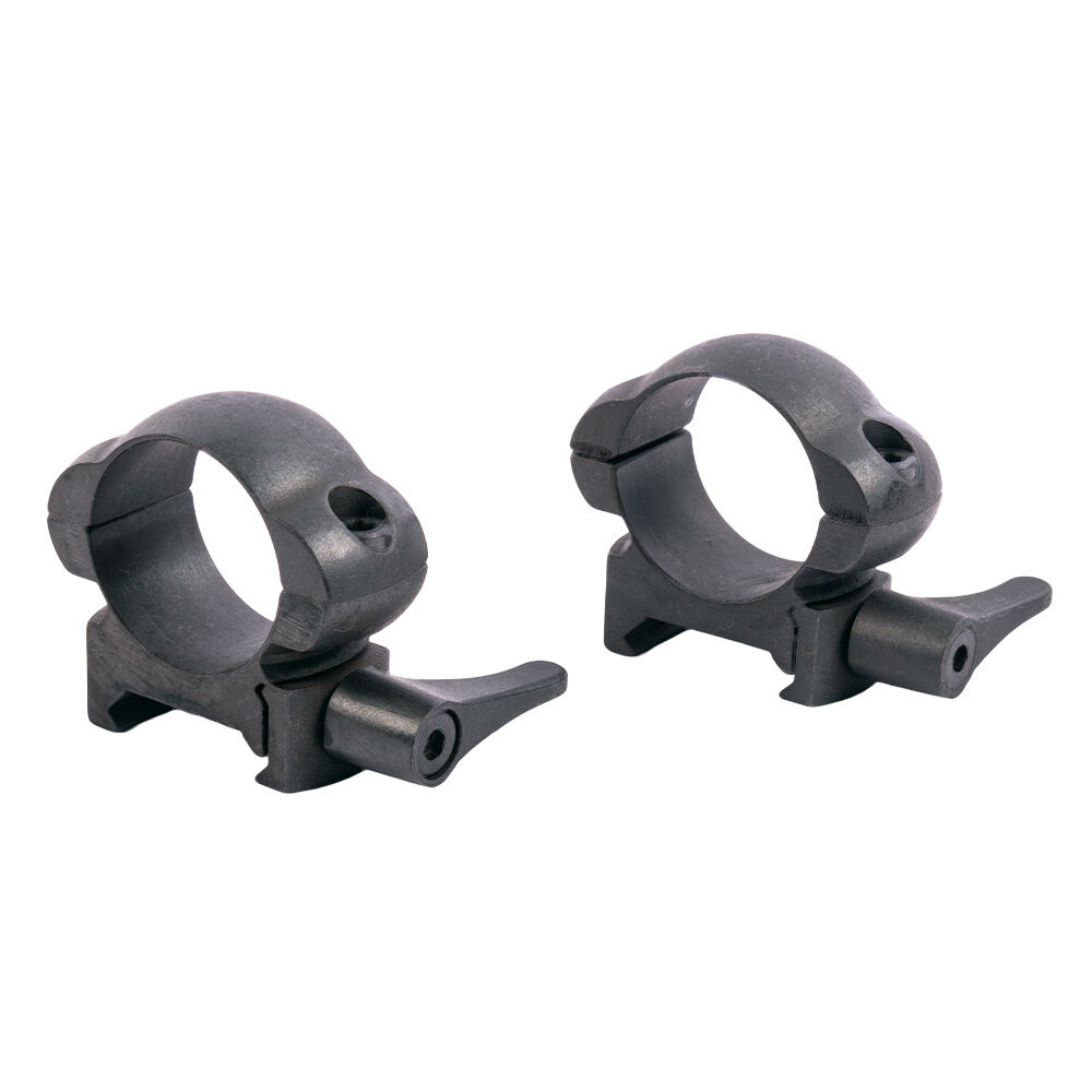 shoXx PSM Montageringe  25,4mm Low fr 21mm Weaver-/Picatinny-Schiene Stahl Schwarz