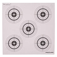 100 Zielscheiben 5er Spiegel 14 x 14cm für Luftgewehr & Luftpistole