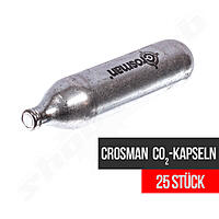 12g CO2 Kapseln von Crosman für CO2 Waffen - 25 Stück
