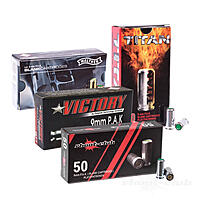 9mm PAK Platzpatronen Set Umarex Victory Perfecta Titan Walther