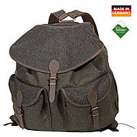AKAH Loden Rucksack Teflon 20 Liter Volumen - wasserabweisend, grau/grn