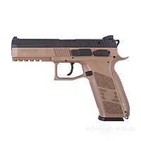 ASG CZ P-09 Airsoft Gas GBB Pistole ab18 - TAN