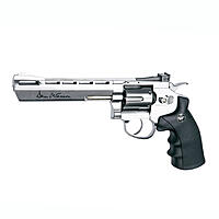 ASG Dan Wesson 6 Zoll Co2 Revolver 4,5mm Diabolos Silver/Chrome