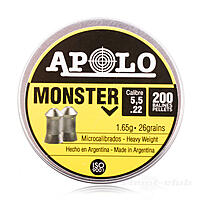 Apolo Monster Diabolos .5,5mm 1,65 g 200 Stk