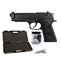 Beretta Elite II CO2 Pistole 4,5mm BBs - 2,5 Joule - Koffer-Set