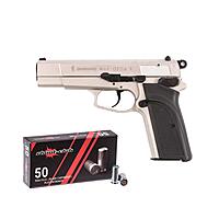 Browning GPDA 9 Schreckschusspistole vernickelt + Platzpatronen