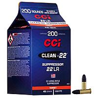 CCI Clean-22 Suppressor LRN 45grs .22lr 200 Schuss Kleinkaliber Munition