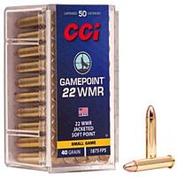 CCI Gamepoint JSP .22WMR 40Grs. 50 Schuss Kleinkaliber Munition Jagd