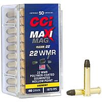 CCI Maxi-Mag SHP .22WMR 46Grs. 50 Schuss Kleinkaliber Munition Jagd