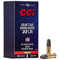 CCI Quiet-22 SP 45grs .22lr 50 Schuss Kleinkaliber Munition