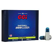 CCI Shotshell 53grs Nr. 12 9mm Luger 10 Schuss Pistolen Schrot Munition