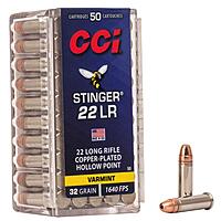 CCI Stinger CPHP 32grs .22lr 50 Schuss Kleinkaliber Munition Jagd