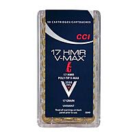 CCI V-Max .17HMR 17Grs. 50 Schuss Kleinkaliber Munition