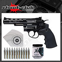 CO2 Revolver Dan Wesson 4 Zoll 4,5 mm Stahlkugeln - Set