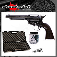 COLT SAA .45 Peacemaker 4,5 mm BBs Antique Finish - Koffer-Set
