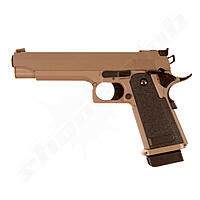 CYMA CM.128 Hi-Capa 5.1 AEP 0,5 Joule Airsoft Pistole - TAN