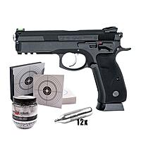 CZ Shadow SP-01 Blowback CO2 Pistole Kaliber 4,5 mm BBs im Set