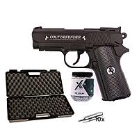 Colt Defender CO2 Pistole 4,5mm Stahl-BBs schwarz - Koffer-Set