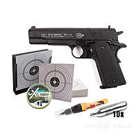 Colt Government 1911 A1 CO2 Pistole 4,5 mm - Set