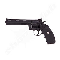 Colt Python 6 Zoll CO2 Revolver 4,5mm Stahl BB & Diabolo