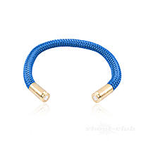 Copper & Brass Armband Bullet Band 9mm Patronenh�lse Blau Gr XL