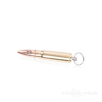 Copper & Brass Schlüsselanhänger Happy Face AK47 Vollmantel Kupfer