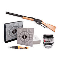 Crosman Sheridan Cowboy Action Kaliber 4,5 mm im Luftdruckwaffen-Bundle