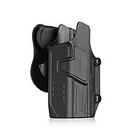 Cytac Mega-Fit Light R-Defender Holster RH Paddle Schwarz