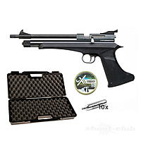 DIANA Chaser Pistol CO2 Pistole Kaliber 4,5 mm Diabolos - Koffer-Set