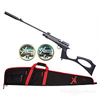 DIANA Chaser Rifle CO2 Pistole Kaliber 4,5 mm Diabolos im Futteral-Set